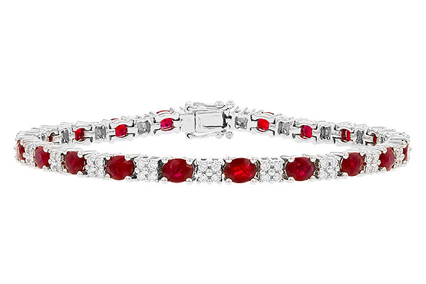 A054-74147: BRACELET 7.10 RUBY 7.92 TGW