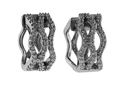 A054-81447: EARRINGS .50 TW