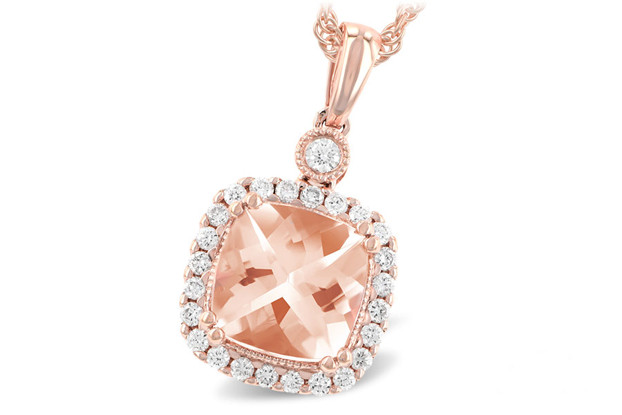 A241-11410: NECK 1.09 MORGANITE 1.26 TGW (7MM MORG)