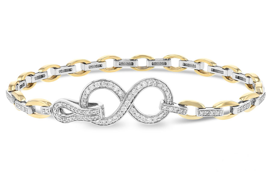 A242-95074: BRACELET 1.00 TW (YG & WG)