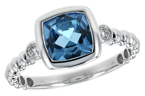 A243-84147: LDS RG 1.57 BLUE TOPAZ 1.65 TGW