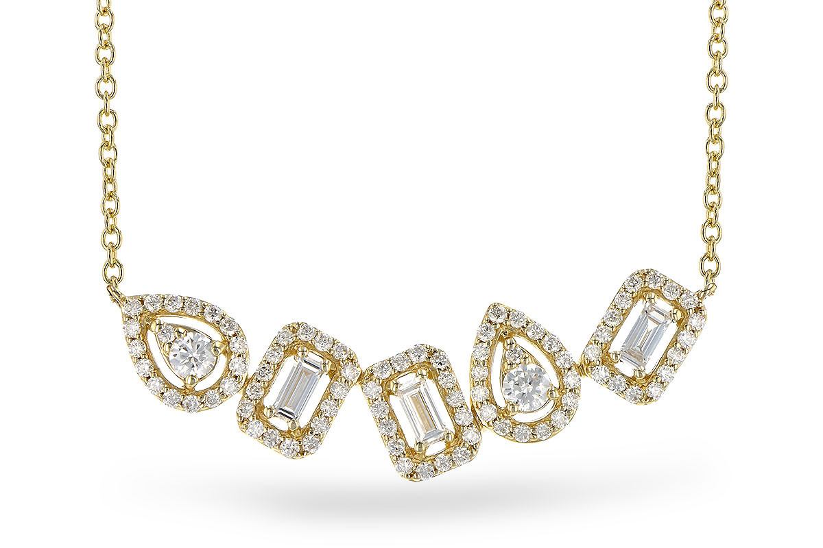 A327-49565: NECK .15 TW BAGUETTES .55 TW (18")