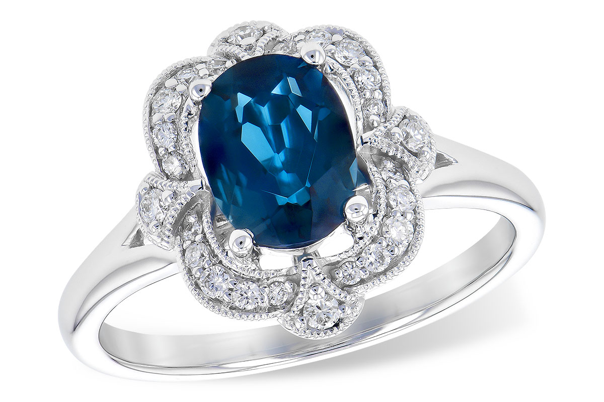 A327-52301: LDS RG 1.35 LONDON BLUE TOPAZ 1.50 TGW