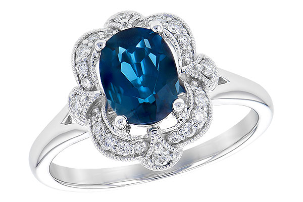 A327-52301: LDS RG 1.35 LONDON BLUE TOPAZ 1.50 TGW