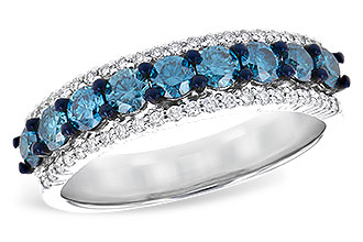 A327-53256: LDS DIA RG .80 TW BLUE DIAS 1.00 TW