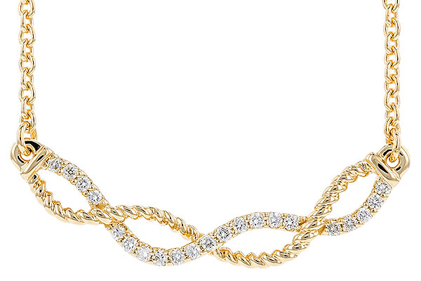 A328-37774: NECKLACE .12 TW (18")