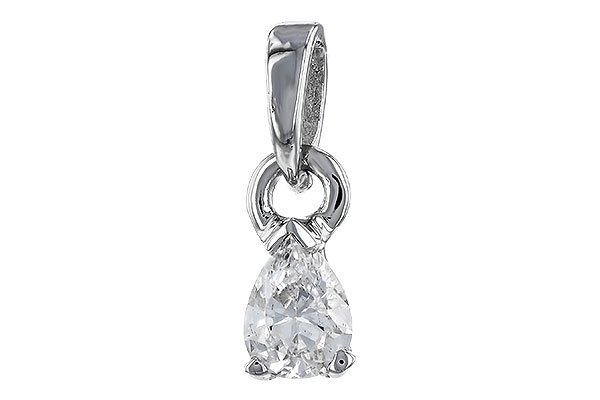 A329-29574: PENDANT .14 PEAR SHAPE