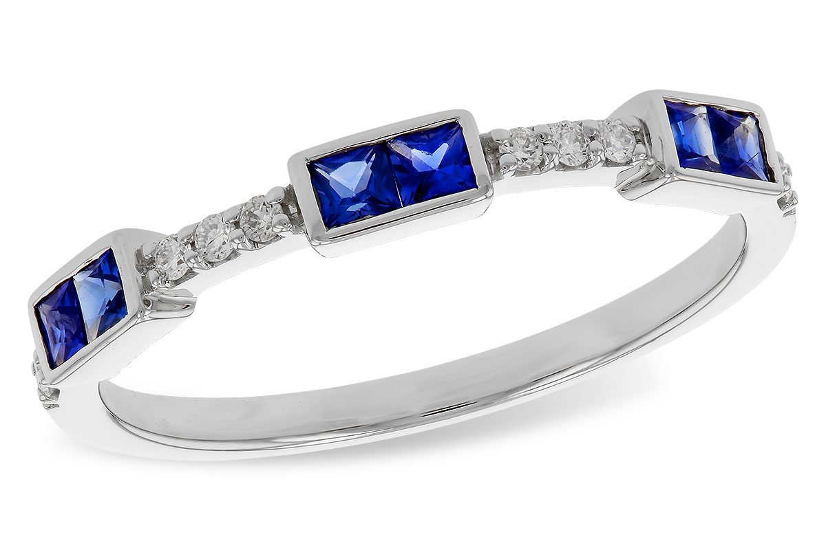 A329-31447: LDS WED RG .36 SAPPHIRE .43 TGW