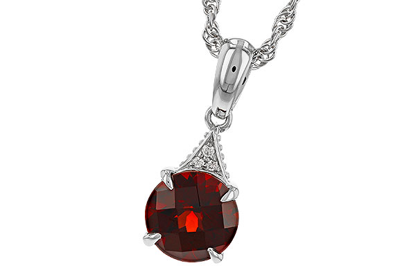 A329-34110: NECK 1.46 GARNET 1.47 TGW (7MM RD)