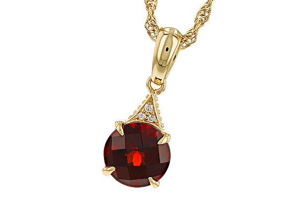 A329-34110: NECK 1.46 GARNET 1.47 TGW (7MM RD)