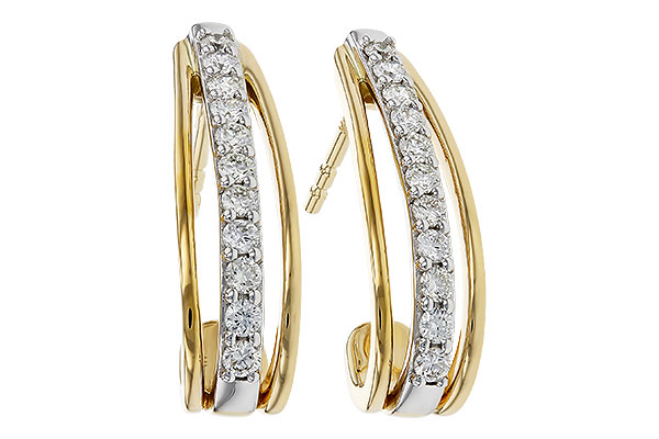 A329-35001: EARRINGS .40 TW