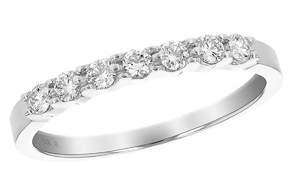B147-51438: LDS DIA WED RG .25 TW (7 STONES)