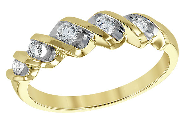 B147-51447: LDS WED RING .25 TW