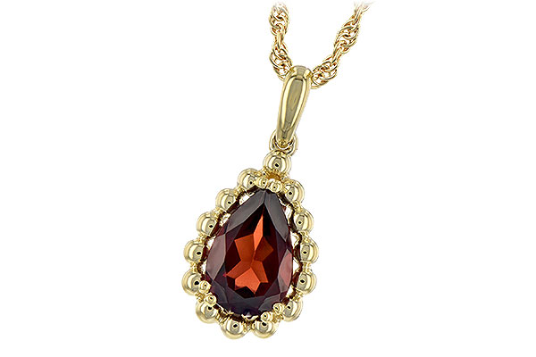 B243-85983: NECKLACE 1.38 CT GARNET