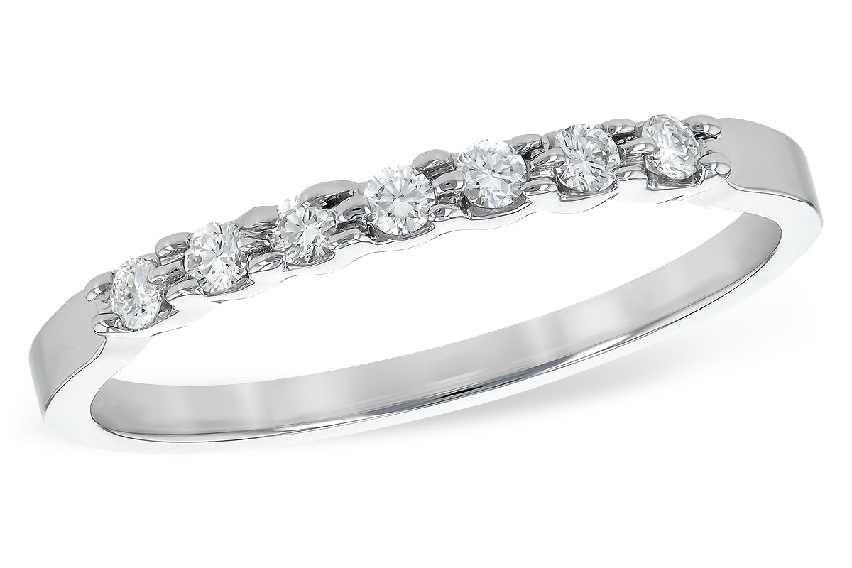 B243-87801: LDS DIA WED RG .12 TW (7 STONES)