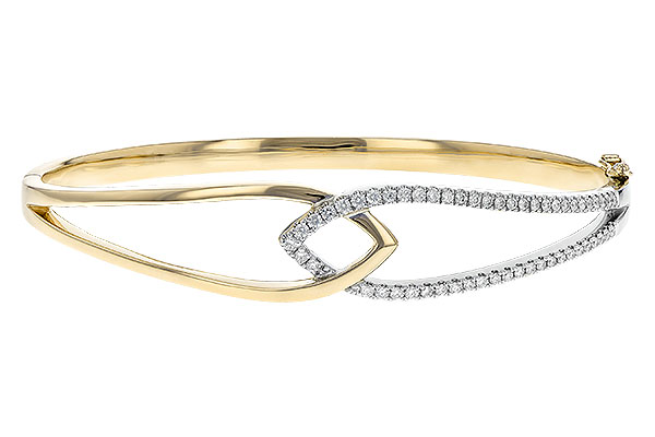B243-89619: BANGLE BRACELET .50 TW