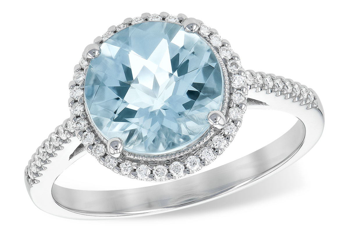 B244-78665: LDS RG 2.08 AQUAMARINE 2.27 TGW