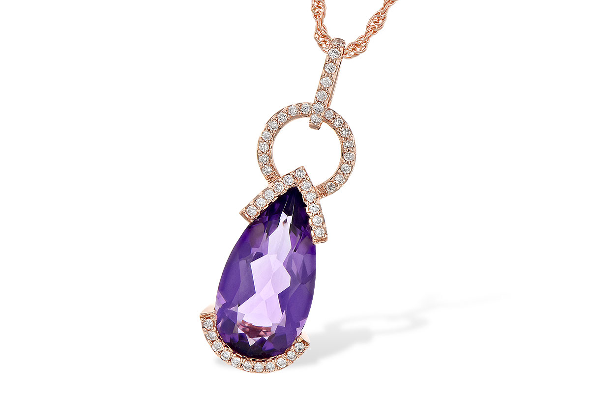 B244-79547: NECK 2.44 AMETHYST 2.58 TGW