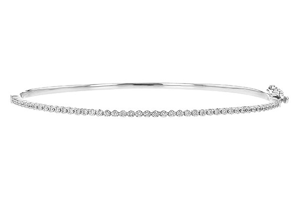 B244-81438: BANGLE BRACELET .50 TW