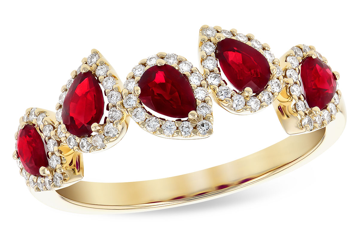 B327-47783: LDS RG .90 TW RUBY 1.14 TGW