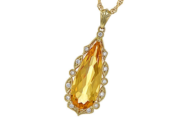 B327-48665: NECK 3.38 CITRINE 3.50 TGW