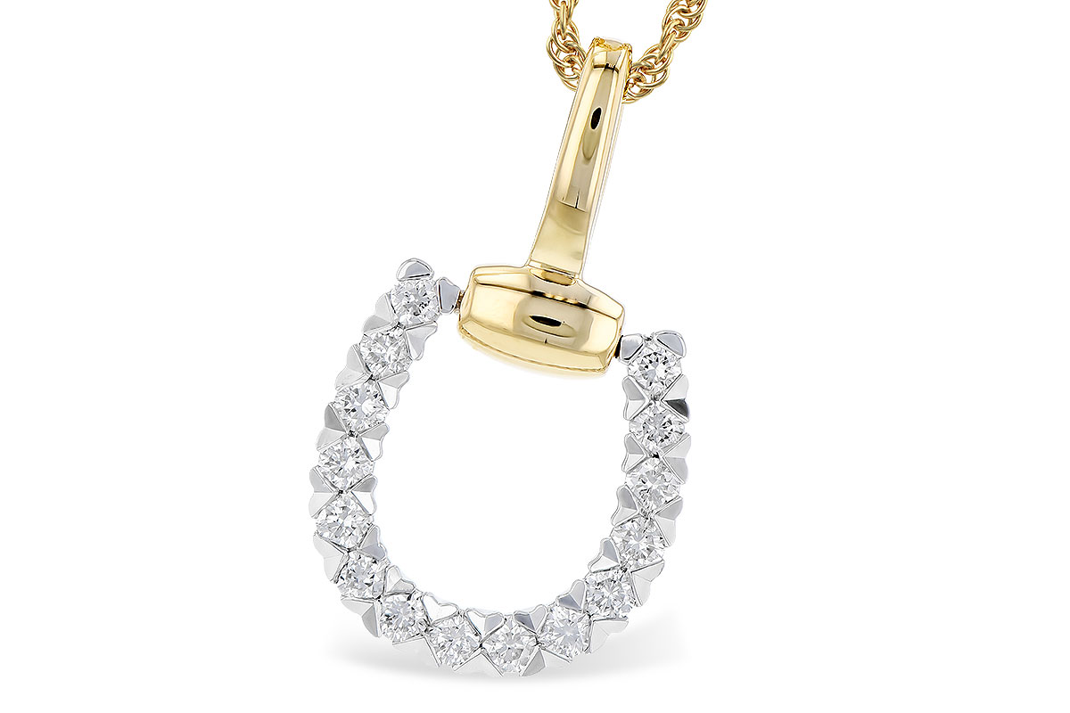 B328-36874: NECKLACE .32 TW