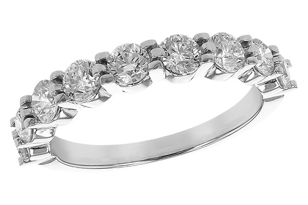 B328-40492: LDS WED RG 1.50 TW (9 STONES)