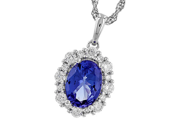 B328-40538: NECK 1.02 TANZANITE 1.32 TGW (8x6 OVAL)