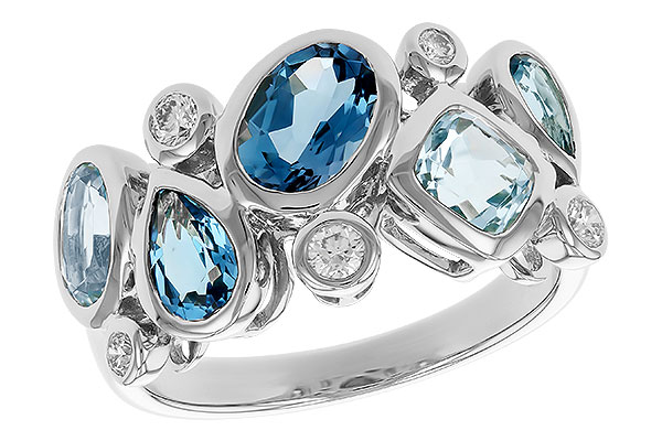 B328-42274: LDS RG 2.57 BLUE TOPAZ TW 2.75 TGW