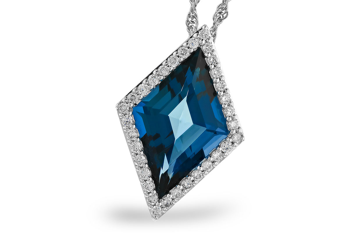 B328-43247: NECK 3.04 LONDON BLUE TOPAZ 3.20 TGW