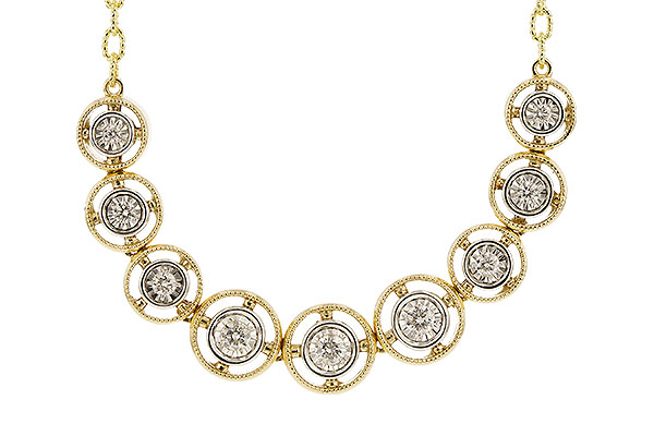 B329-27738: NECKLACE .25 TW (18")
