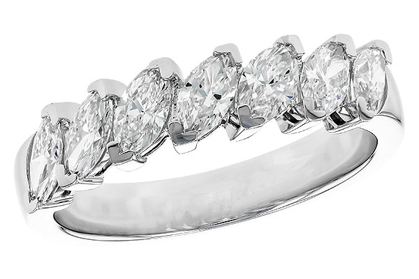 B329-27774: LDS DIA WED RG 1.00 TW (7 MARQUISE)