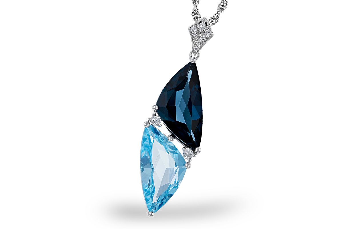 B329-29592: NECK 6.87 BLUE TOPAZ 6.97 TGW