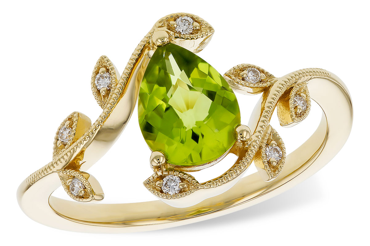 B329-29610: LDS RG 1.16 PERIDOT 1.22 TGW (8x6MM PER)