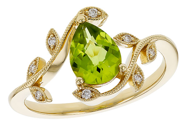 B329-29610: LDS RG 1.16 PERIDOT 1.22 TGW (8x6MM PER)