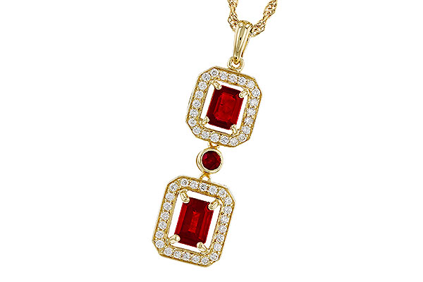 B329-31447: NECK 1.22 TW RUBY 1.43 TGW
