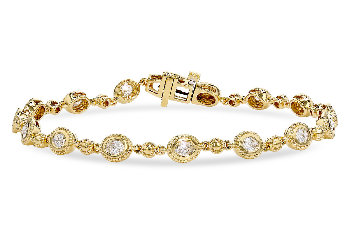 B329-35074: BRACELET 1.25 TW OVAL DIAS (7")