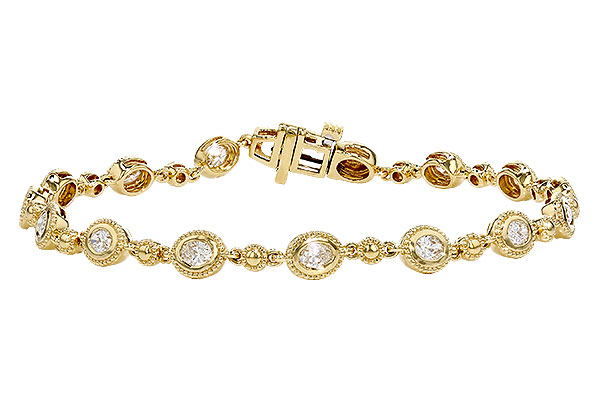 B329-35074: BRACELET 1.25 TW OVAL DIAS (7")