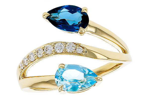 B330-18665: LDS RG 3.56 TW BLUE TOPAZ 3.70 TGW (8x5MM BT)