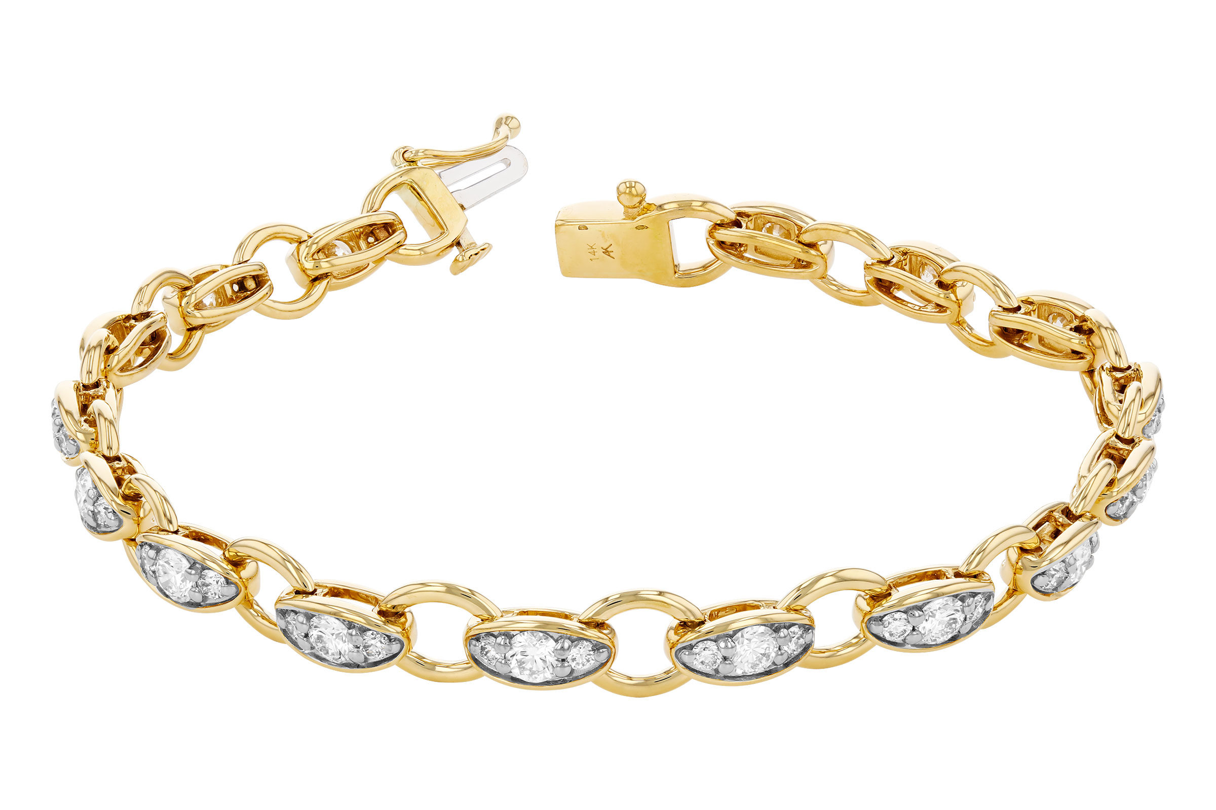 B330-19619: BRACELET 2.20 TW (7")