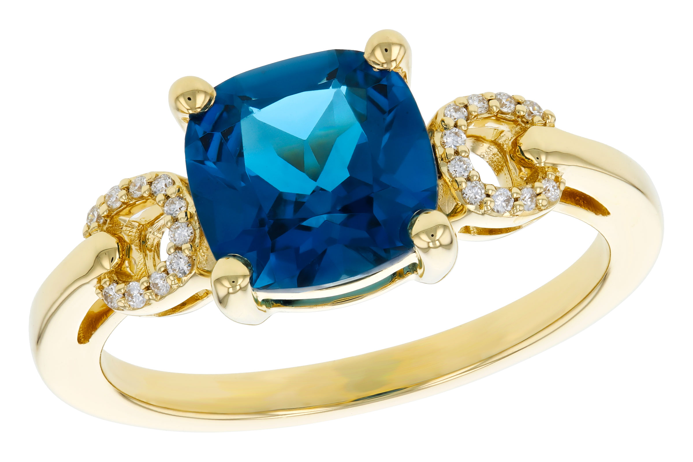 B330-20492: LDS RG 2.16 LONDON BLUE TOPAZ 2.21 TGW (8MM LBT)