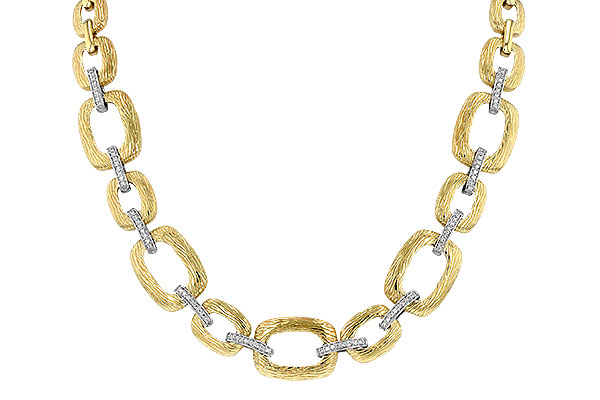 C061-09619: NECKLACE .48 TW (17 INCHES)