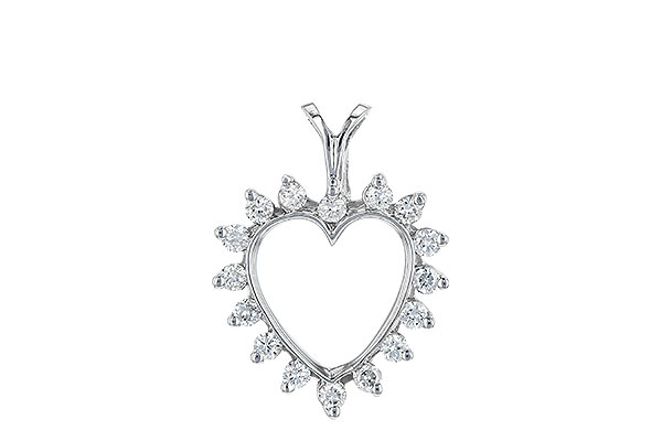 C061-12347: HEART PENDANT .23 TW
