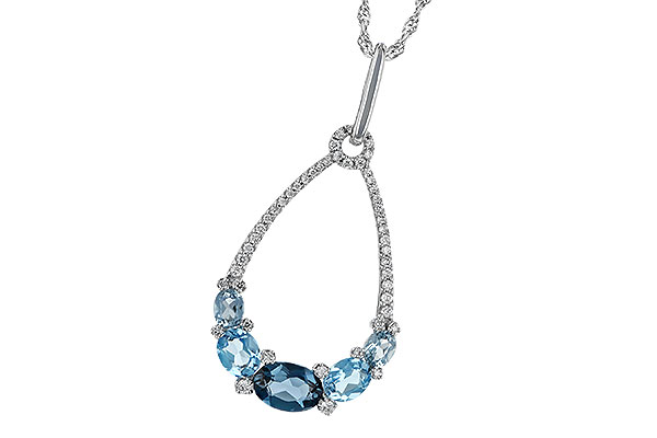 C242-04128: NECK 1.76 BLUE TOPAZ 1.96 TGW