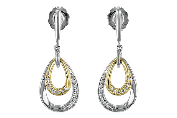 C243-87774: EARRINGS .12 TW