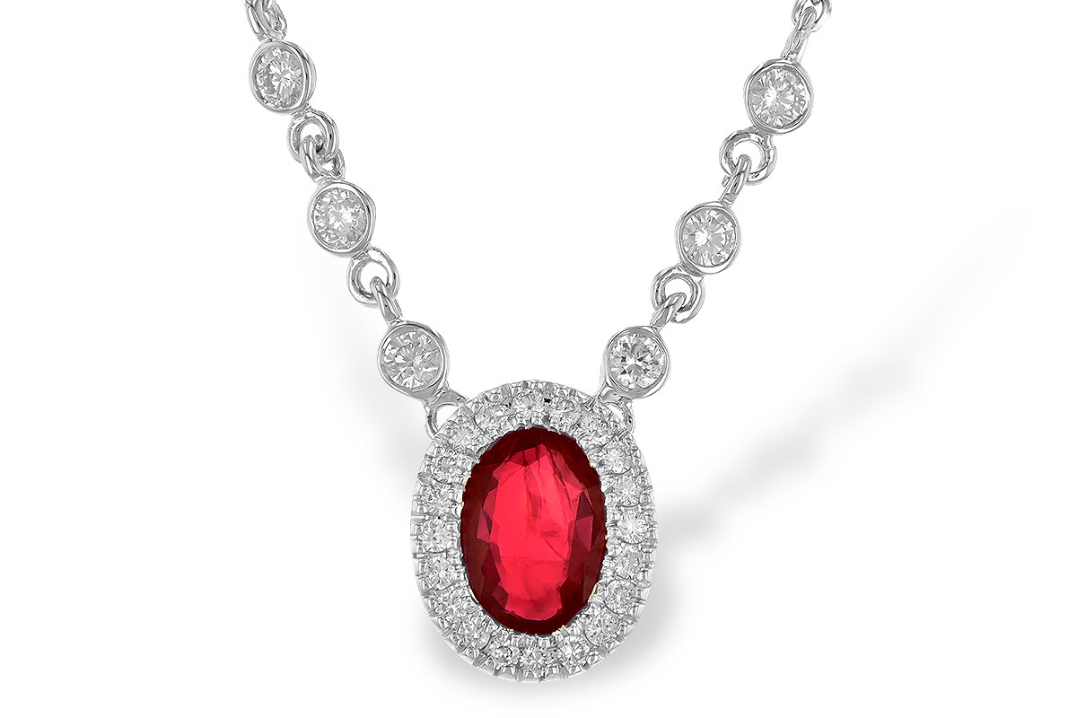 C244-79556: NECK .70 RUBY .94 TGW (17")