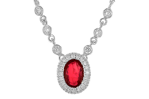 C244-79556: NECK .70 RUBY .94 TGW (17")