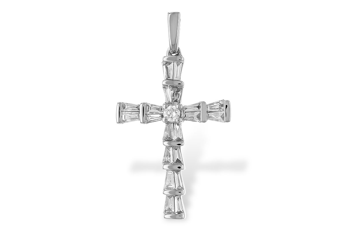 C328-42292: PENDANT .23 TW BAG .26 TW