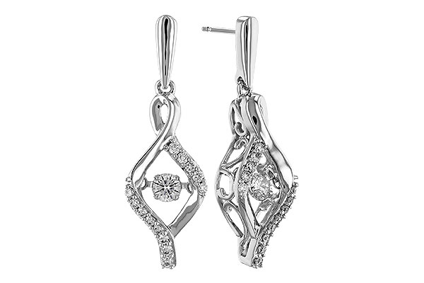 C328-43201: EARRINGS .40 TW