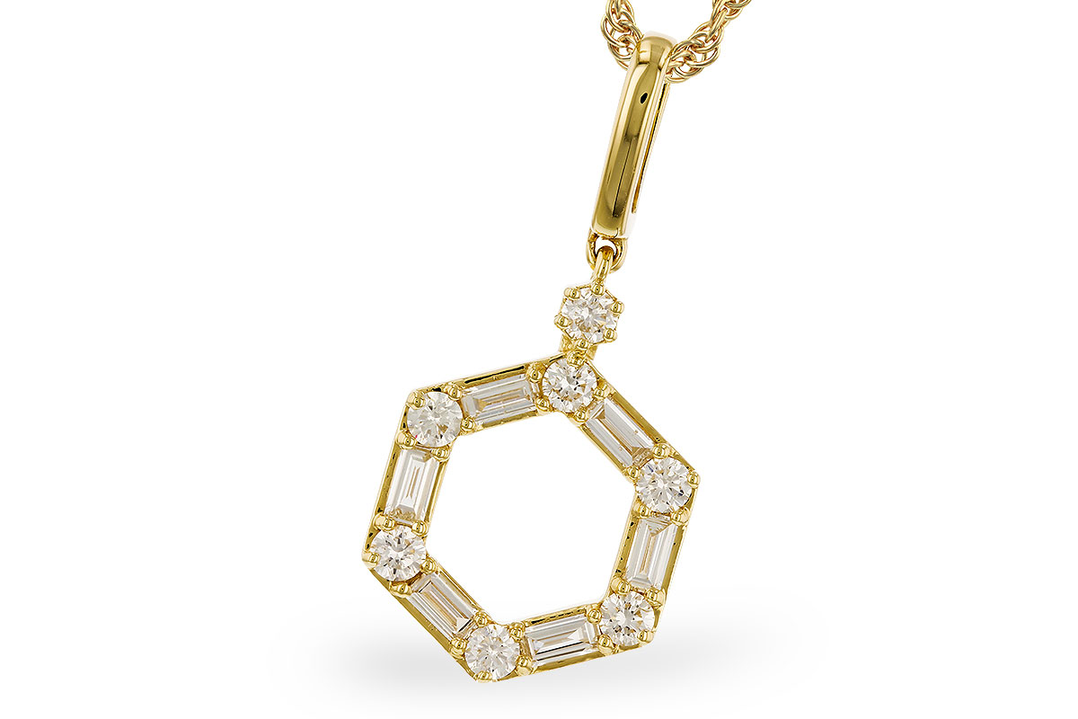 C329-27810: NECKLACE .14 BAG .35 TW